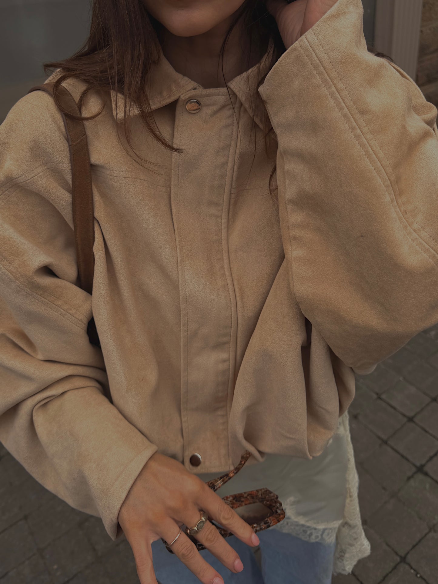 Sand Suede jacket
