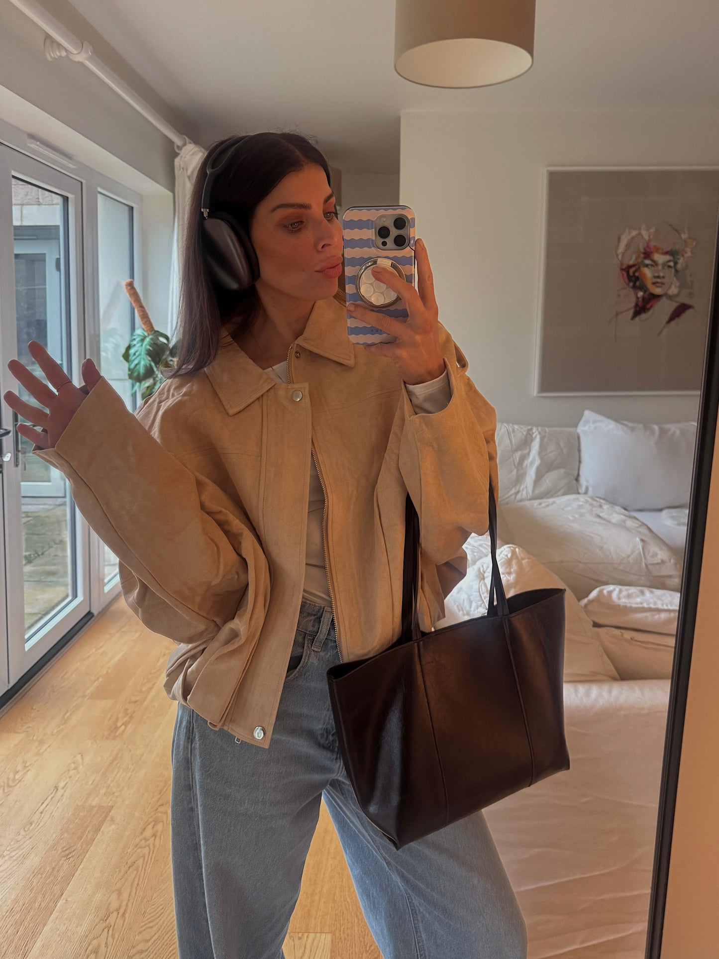 Sand Suede jacket