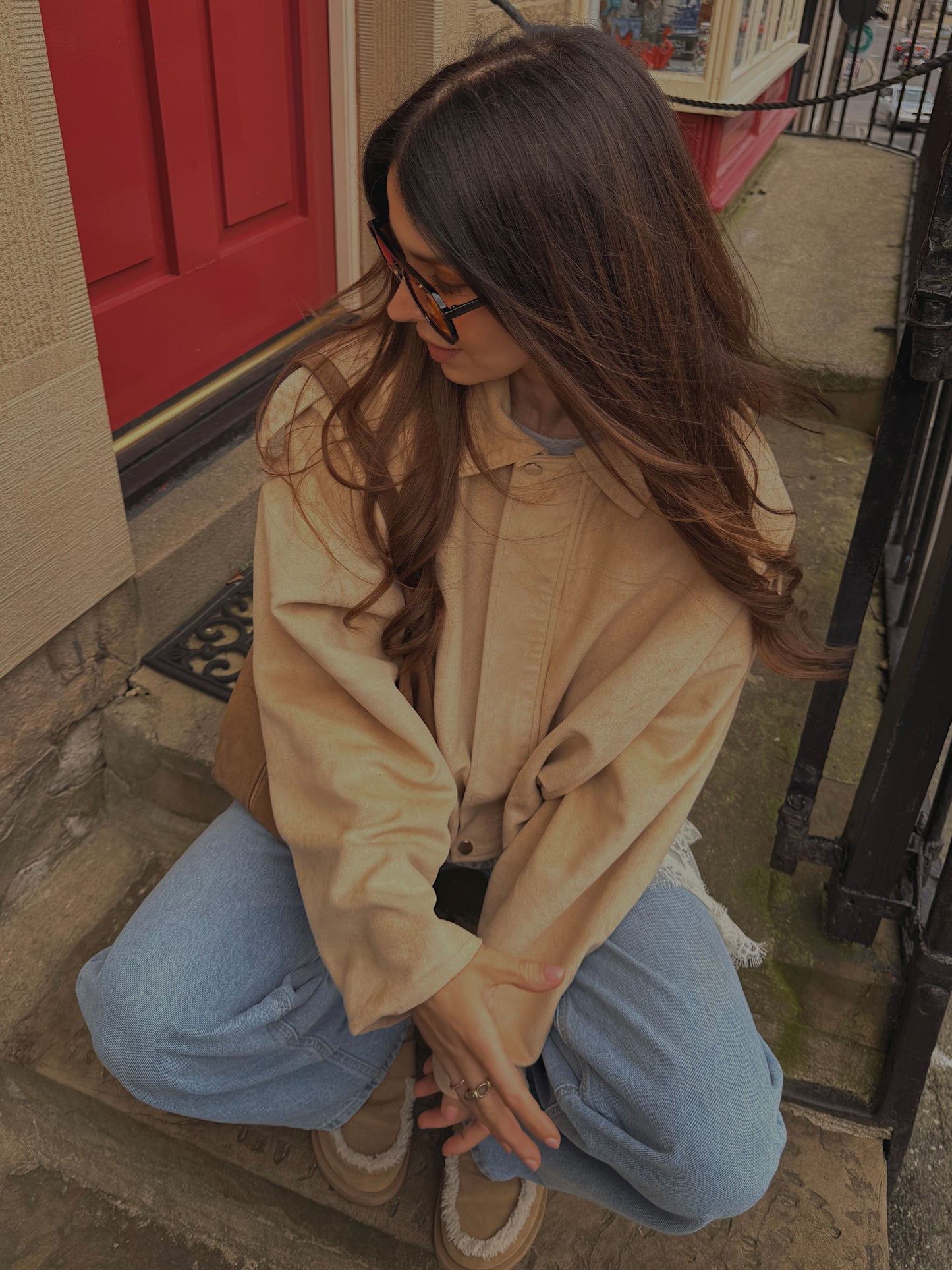 Sand Suede jacket